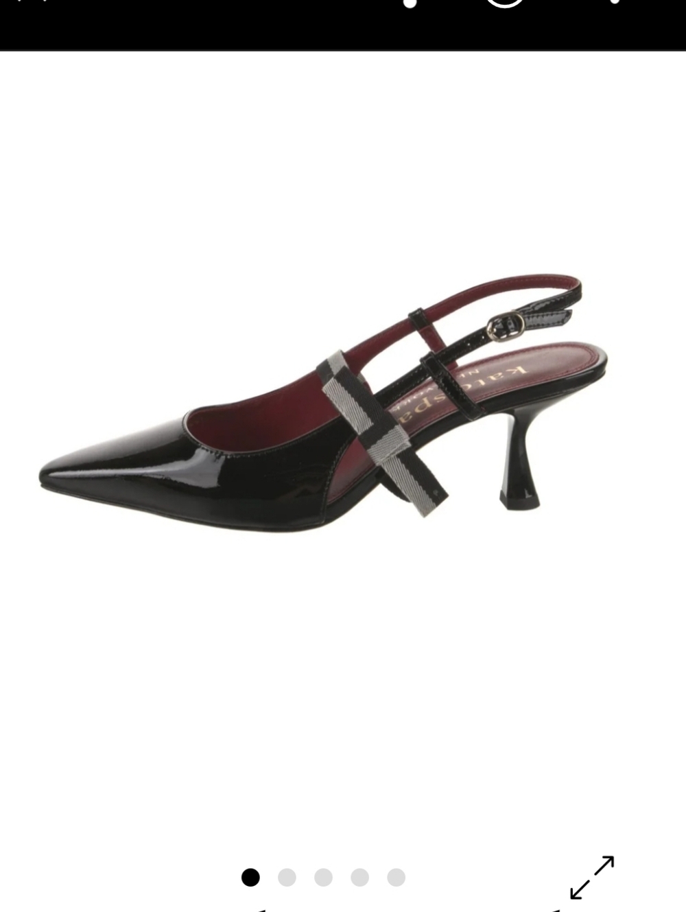 Kate Spade New York Patent Leather Slingback Pumps Size 8